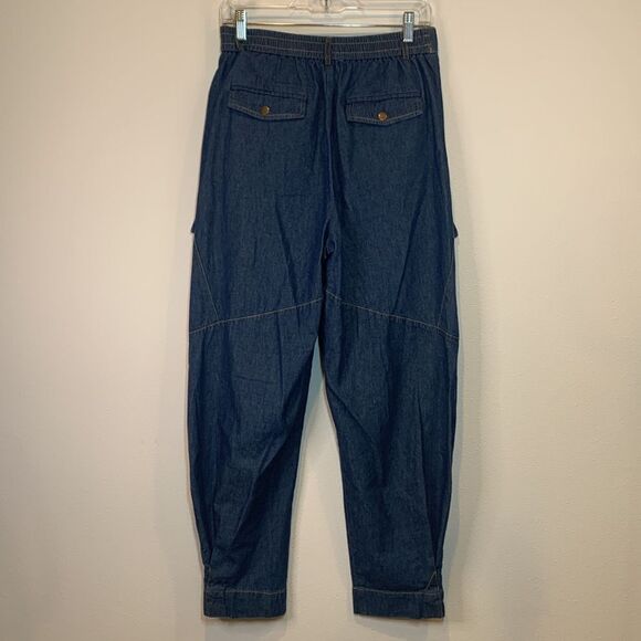 PARKER Barrel Denim Pants Relax Fit High Waist Pockets Zip Fly NWT Women Sz 2 - Picture 3 of 13